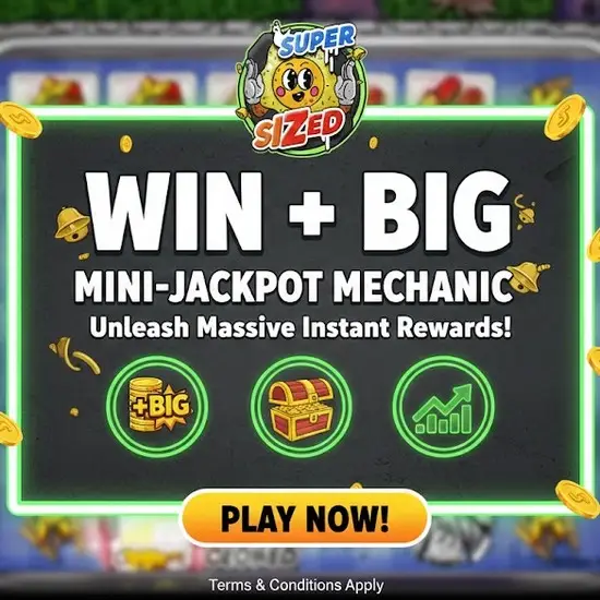 Big Win: WIN + BIG as a mini-jackpot mechanic 💥🏆